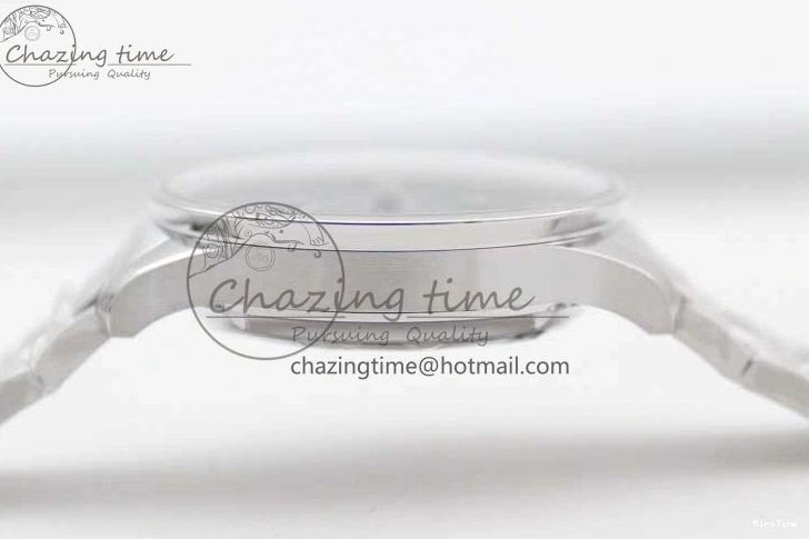 MIROTIME 0120 FastDry Portugieser Chronograph IW371615 ZF Best Edition Green Dial on SS Bracelet A7750 (Slim Movement) 7038